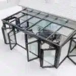 Otomatik Cam Tavan + Katlanır Cam Sistem